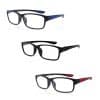 Lunettes de lecture galbée type lunettes Galthié. Disponible en noir, rouge bleu
