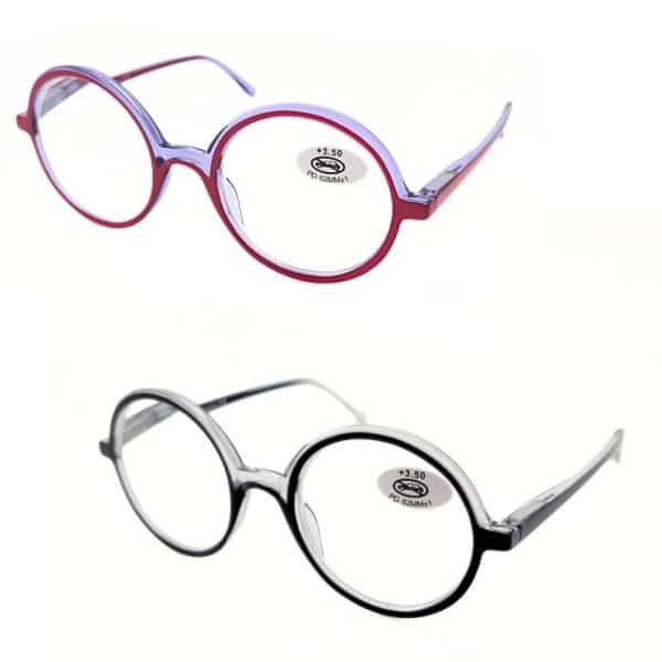 Lunettes de lecture ronde femme Lunettes prémontées plastique ronde cerclée