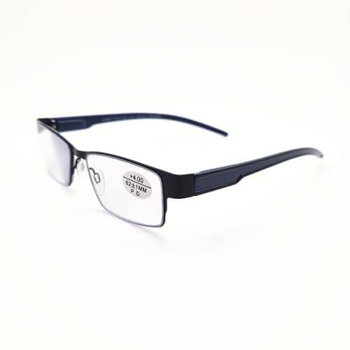 Lunettes loupe de lecture Homme Prémontée Cerclée Faces Métal