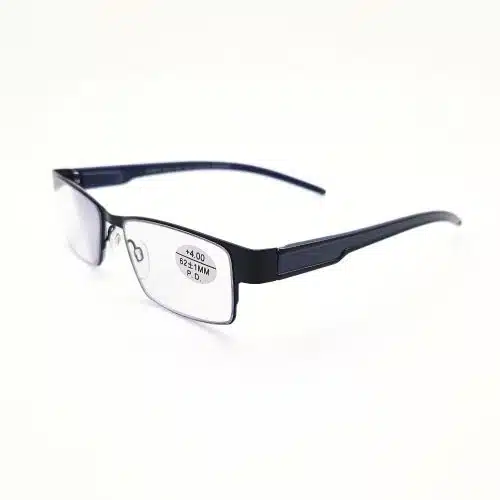 Lunettes loupe de lecture Homme Prémontée Cerclée Faces Métal