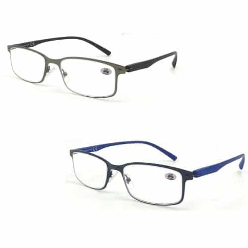 Lunettes loupe de lecture Prémontée Cerclée Faces Métal