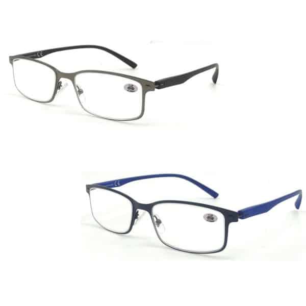 Lunettes loupe de lecture Prémontée Cerclée Faces Métal