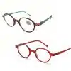 Lunettes loupe de lecture ronde prémontée plastique ronde cerclée