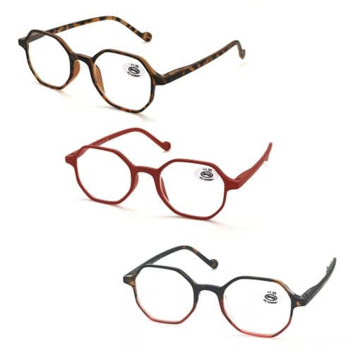Lunettes de lecture Rouge Ecaille Hugo