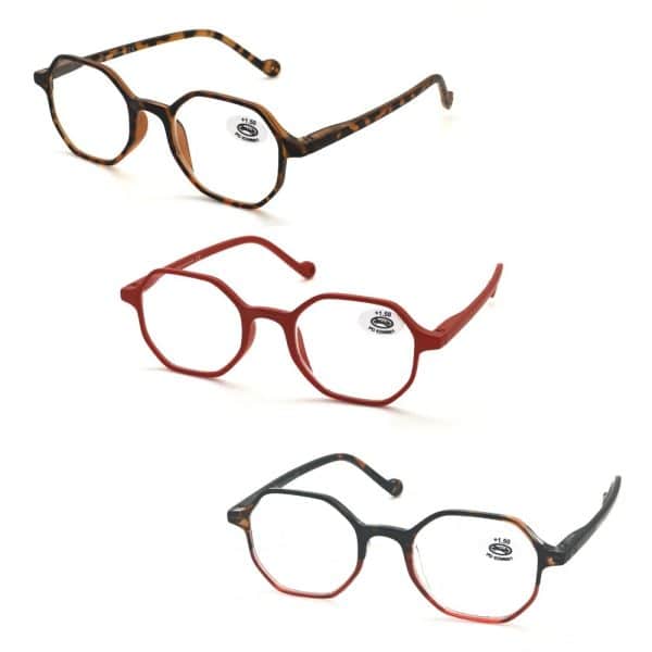 Lunettes de lecture Rouge Ecaille Hugo