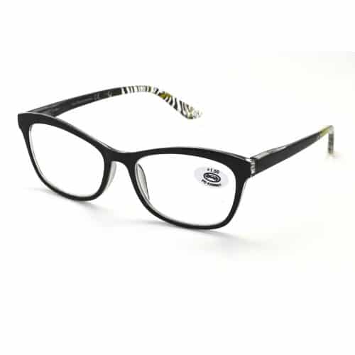 lUNETTES DE LCTURE NOIR BRANCHES DECO