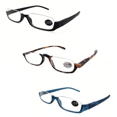 LUNETTES LOUPE DEMI LUNE NYLOR SUPERIEUR BLEU ECAILLE OU NOIR
