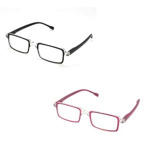 Lunettes de lecture Maxence Cristal Noir ou Rouge