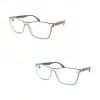 Lunettes de lecture cristal avec liseret bleu ou marron