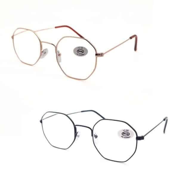 Lunette loupe métal femme doré ou noir Sibylle