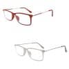 Lunettes de lecture Rouge ou cristal , solange