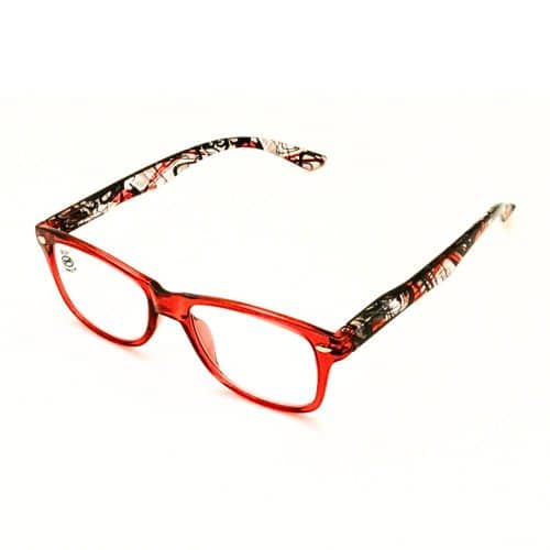 Lunettes Loupe de lecture Rouge Branches déco