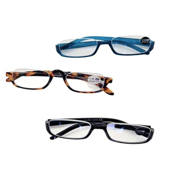 LUNETTES LOUPE DEMI LUNE NYLOR SUPERIEUR BLEU ECAILLE OU NOIR