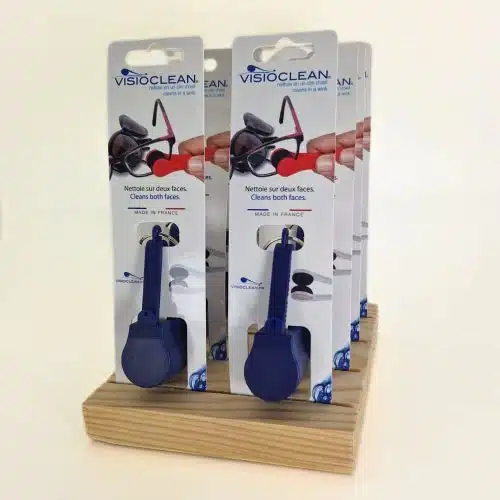 Présentoir Pinces Visioclean bleu