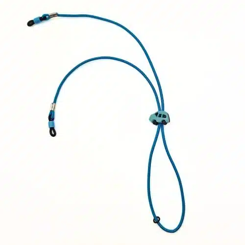 cordon à lunettes enfant Élastique réglable enfant motifs assortis, spirales sur caoutchoucs incassables accordées à la couleur des cordons,