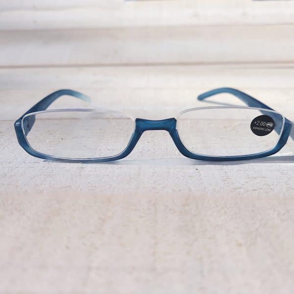Lunettes nylor prémontées, de lecture avec nylor supérieur- coloris Bleu - Les dépanneuses modèle Louna