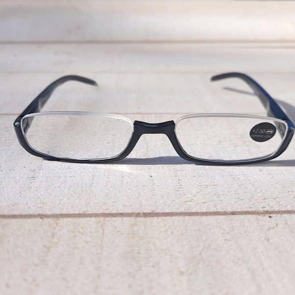 Lunettes nylor prémontées, de lecture avec nylor supérieur- coloris Noir - Les dépanneuses modèle Louna