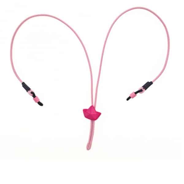 Cordon de lunettes Enfant Élastique réglable enfant motifs élaborés, spirales sur caoutchoucs incassables accordées à la couleur des cordons,