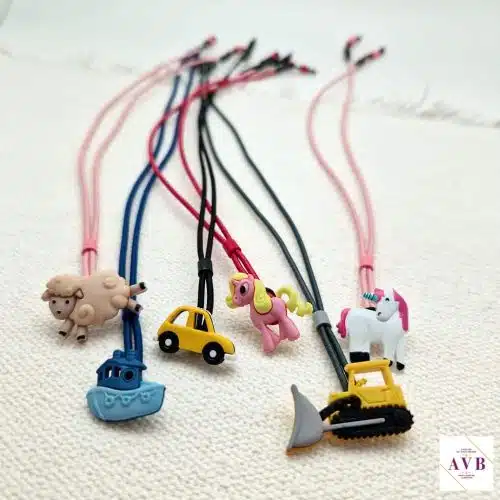 Différents Cordons de lunettes enfant élastique réglable avec motifs. Référence Marmot