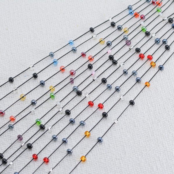 Tout-Couleur cordon de lunettes avec perles de verre