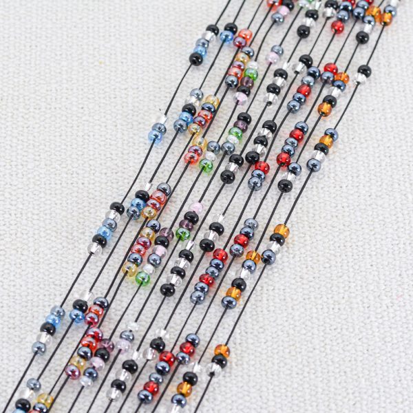 Tout-Couleur cordon de lunettes avec perles de verre