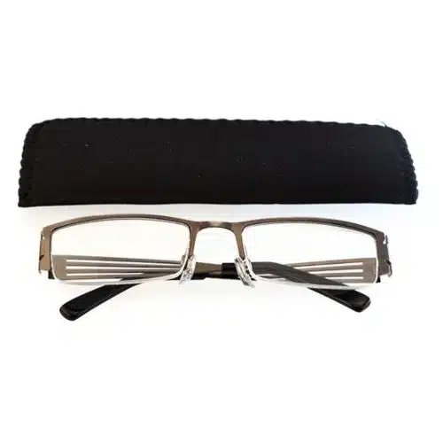 lunettes loupe métal