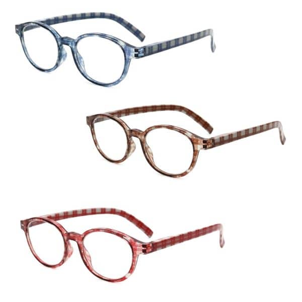 Lunettes prémontées vision de près, cerclée plastique forme pantos. 3 coloris- modèle ALIX