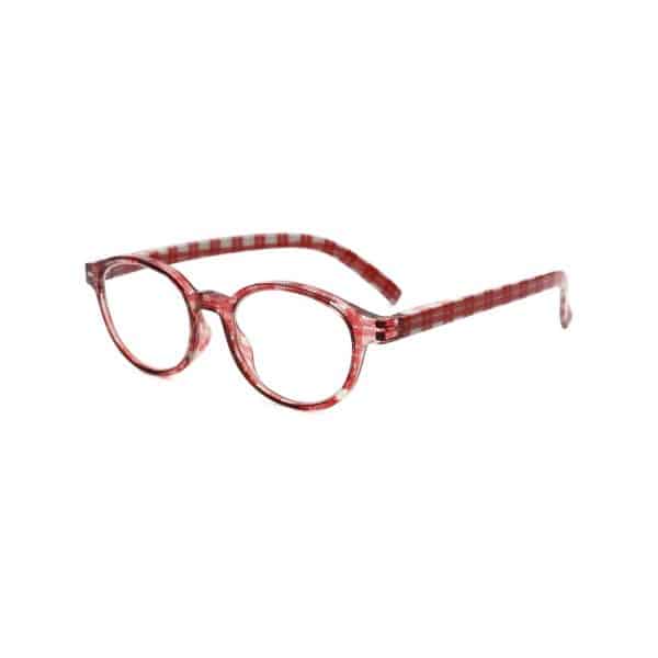 Lunettes prémontées vision de près, cerclée plastique forme pantos. rouge - modèle ALIX