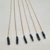 Chaine de lunettes acier inoxydable doré maille fine assorties Eclatante