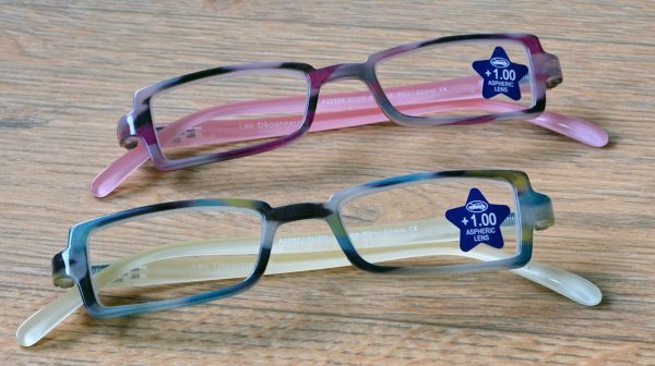 Lunettes de lecture Prémontée Plastique Cerclée 2 Coloris : Jaune / Rose